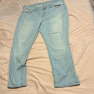 Straight leg jeans
